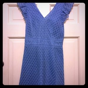 Draper James blue cocktail dress